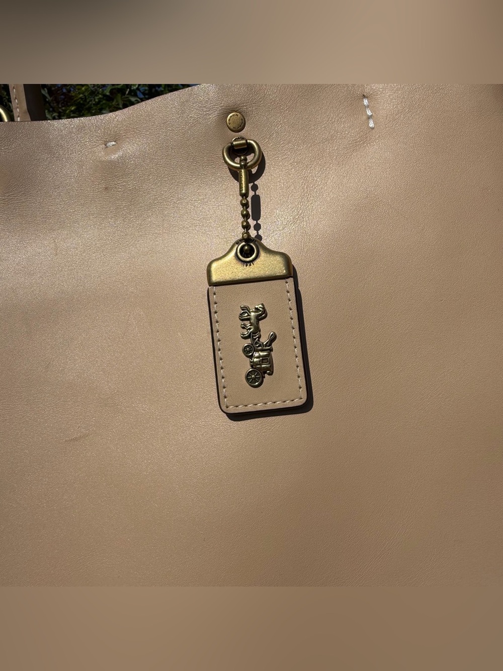 COACH ROGUE TOTE WITH FLORAL BOW PRINT INTERIOR (28430) - Picture 3 of 15